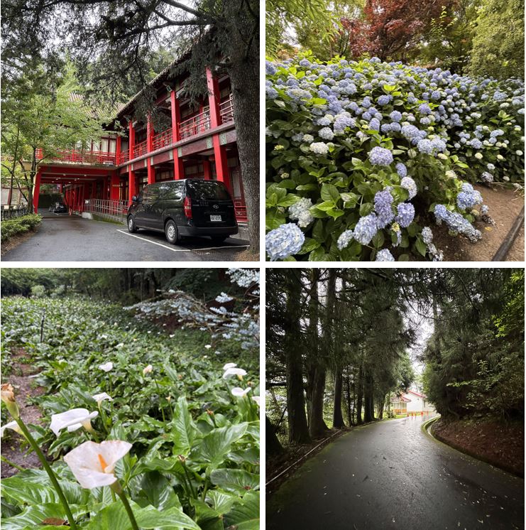 圖16、梨山地滑內之梨山賓館、福壽山農場等風景 (資料來源:筆者自攝)