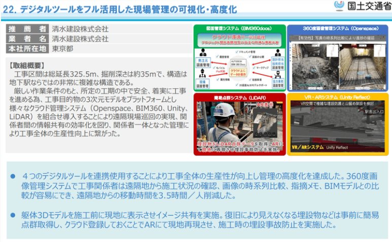 圖7、清水株式會社嘗試使用手機3D掃描成果