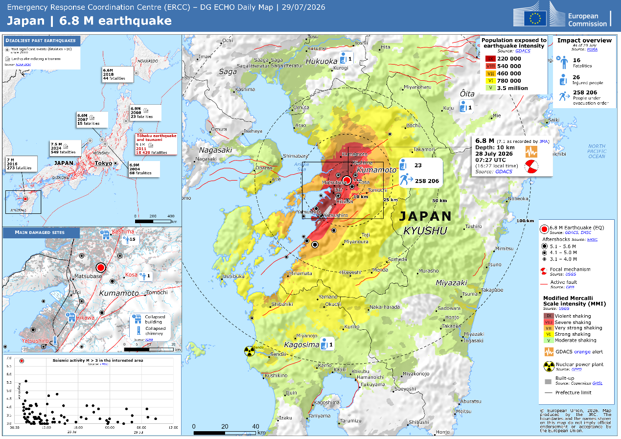 圖4：ECHO每日觀測地圖。(https://www.gdacs.org/report.aspx?eventtype=EQ&eventid=1554552)