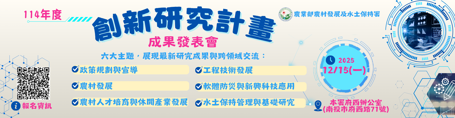 114年度創研計畫成果發表會