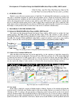 Development of Visualized Integrated Rainfall-Infiltration-Slope stability (IRIS) model